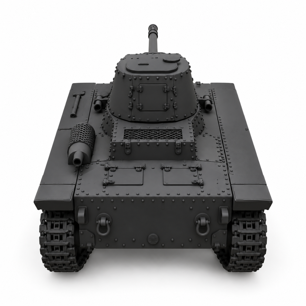 SSMODEL 1/72 1/144 Multi Scale PZInż 130 Tank Resin MODEL kit TSS0313