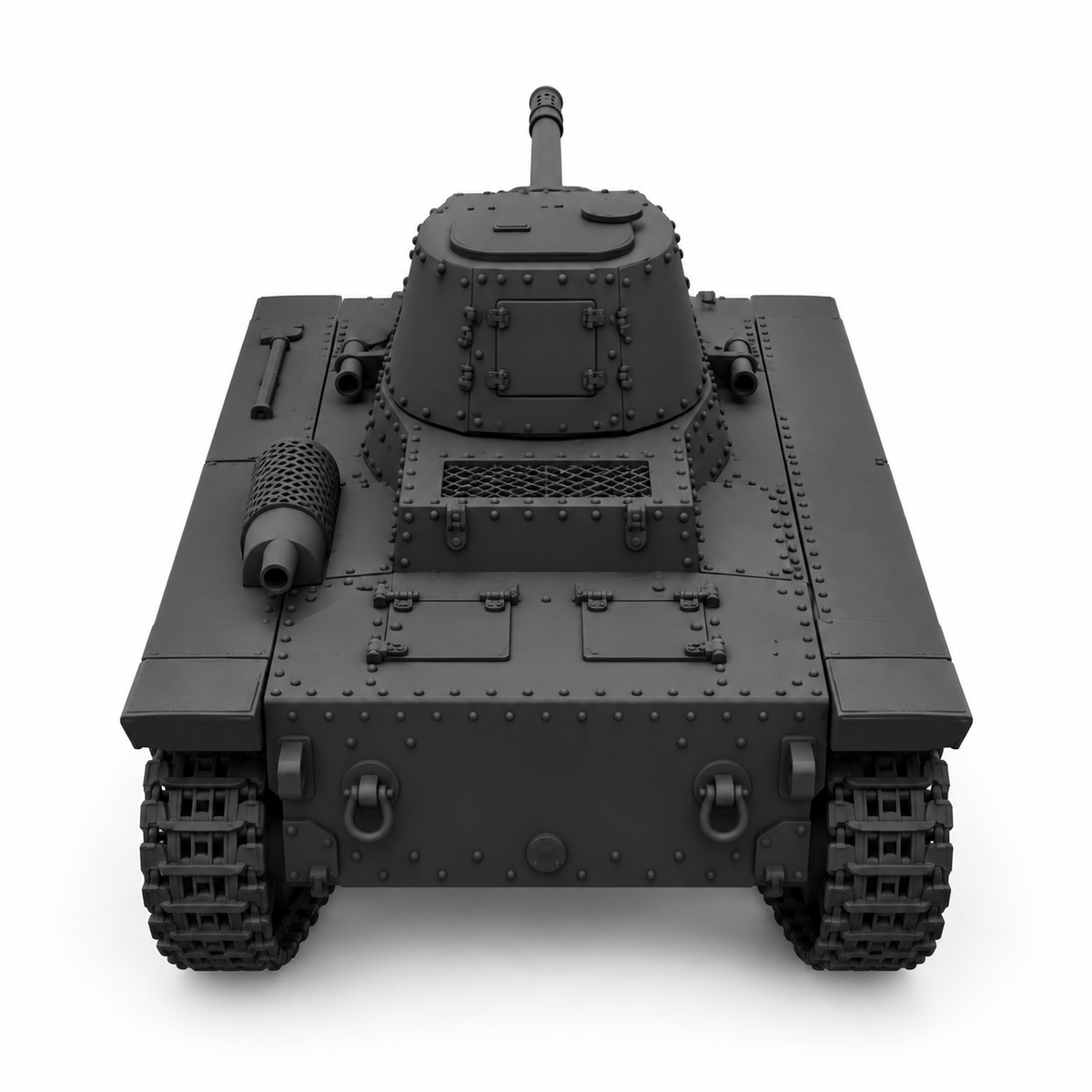 SSMODEL 1/72 1/144 Multi Scale PZInż 130 Tank Resin MODEL kit TSS0313 — detail view 5