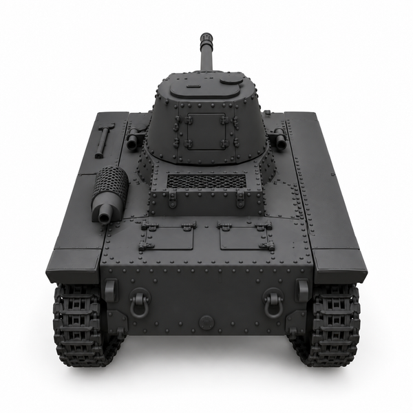 SSMODEL 1/72 1/144 Multi Scale PZInż 130 Tank Resin MODEL kit TSS0313