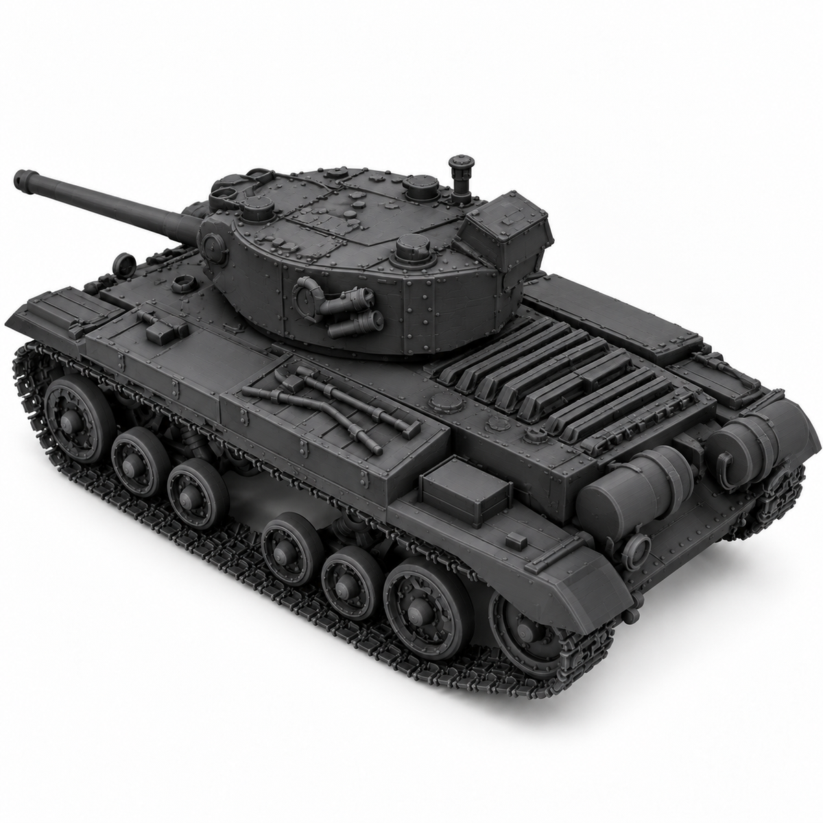 SSMODEL1/72 1/144 Multi-Scale Valentine Mk IX UK Light Tank Resin MODEL TSS0214 — detail view 5