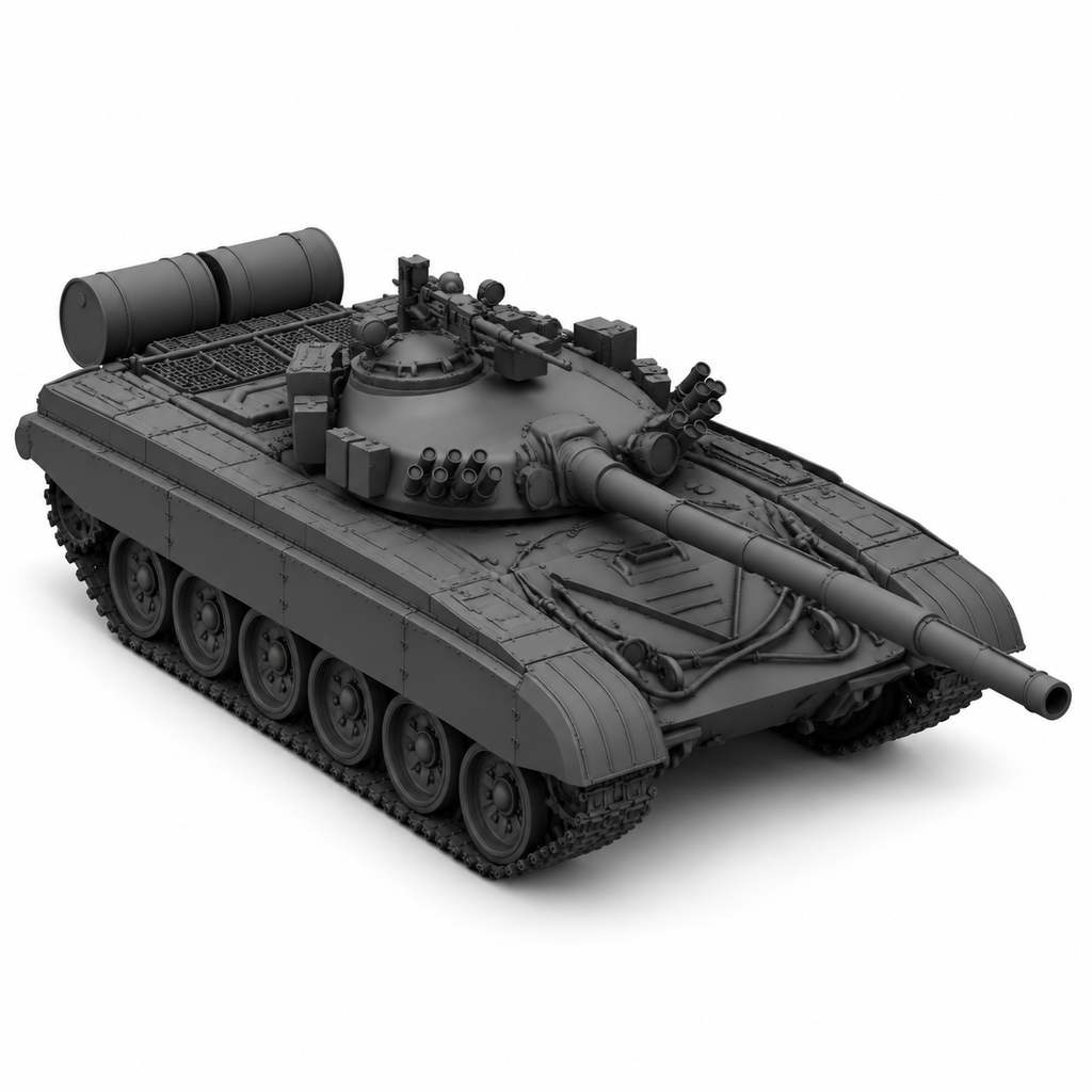 SSMODEL 1/72 1/144 Multi Scale T-72M1 Tank Resin  MODEL kit TSS0390