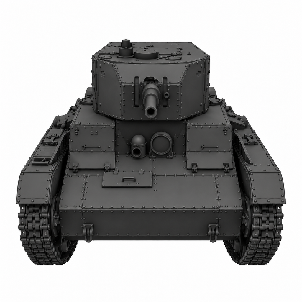 SSMODEL 1/72 1/144 Multi Scale T26E v3 Soviet light tank Resin Model Kit TSS0063