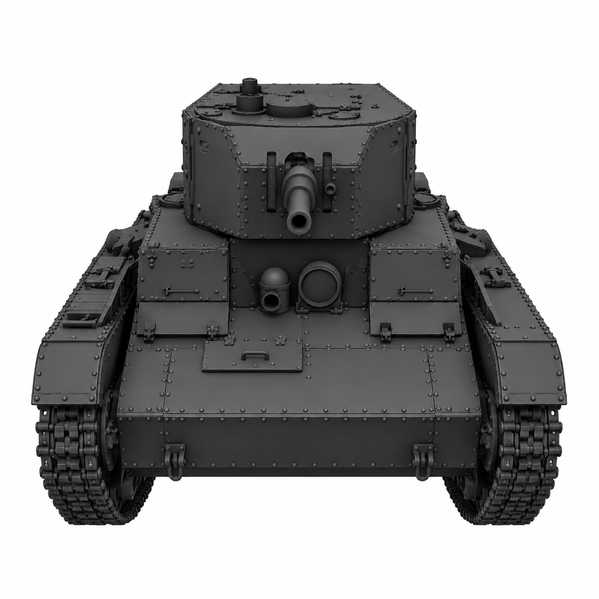 SSMODEL 1/72 1/144 Multi Scale T26E v3 Soviet light tank Resin Model Kit TSS0063 — detail view 2