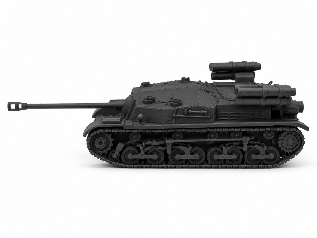 SSMODEL 1/72 1/144 Multi Scale 43M Zrinyi Sorozatveto Tank MODEL kit TSS1169