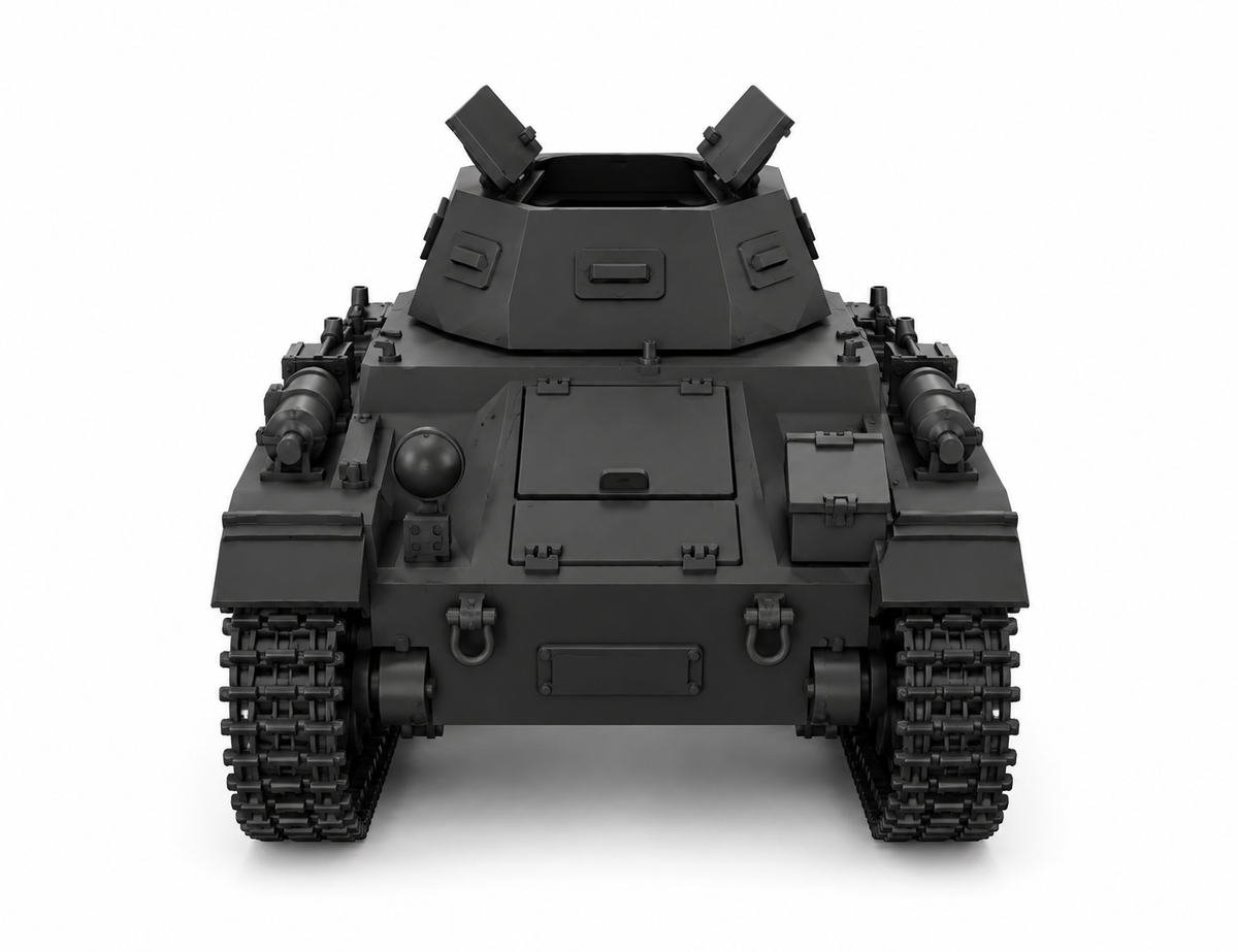 SSMODEL 1/72 1/144 Panzer II Ausf.A Sd.Kfz.121 Germany Tank MODEL kit TSS1160 — detail view 3