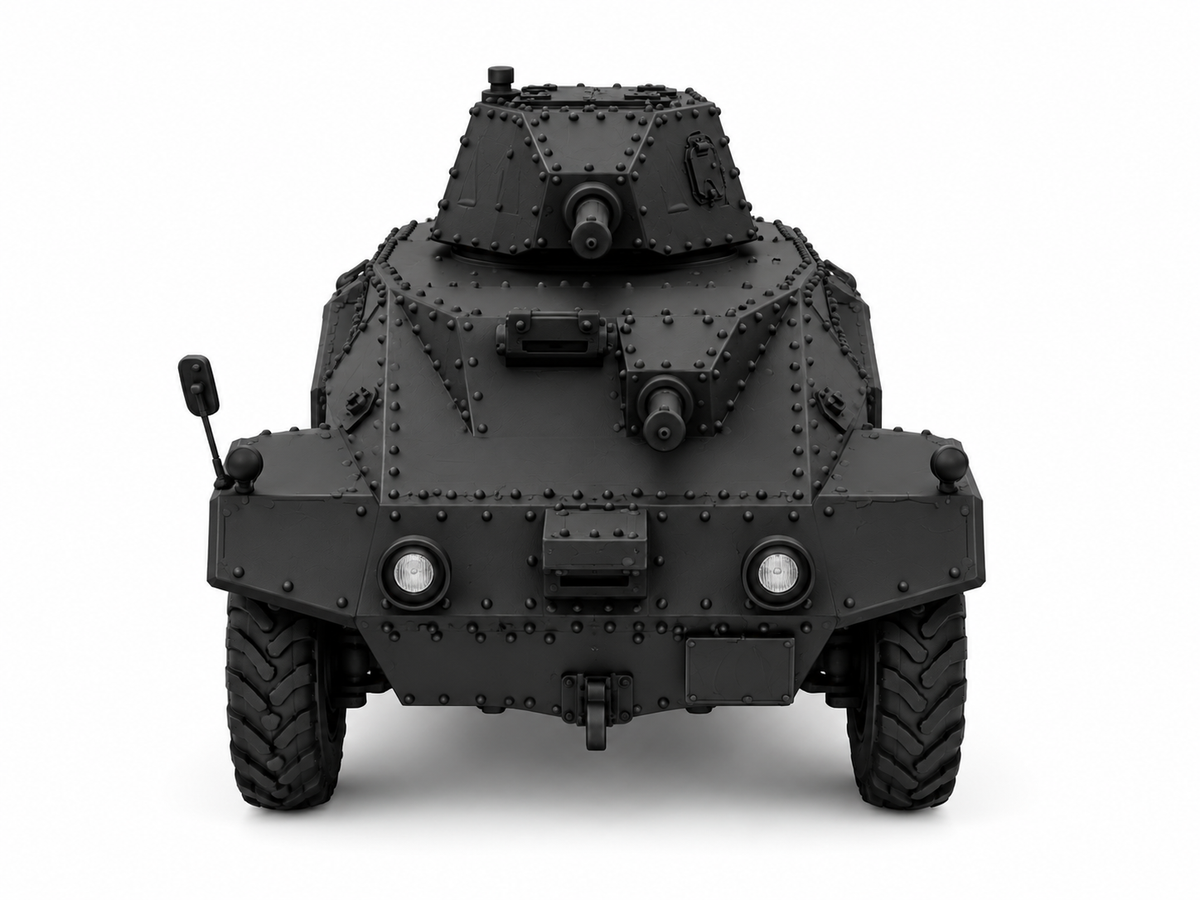 SSMODEL 1/72 1/144 Multi Scale Alvis Straussler AC3D Armored Tank MODEL TSS1178 — detail view 3