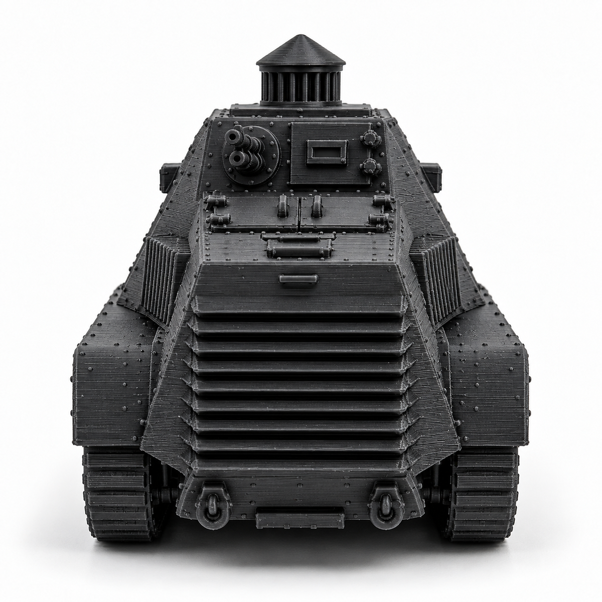SSMODEL 1/72 1/144 Multi-Scale Spanish Civil War Landesa Tractor Model TSS1013 — detail view 4