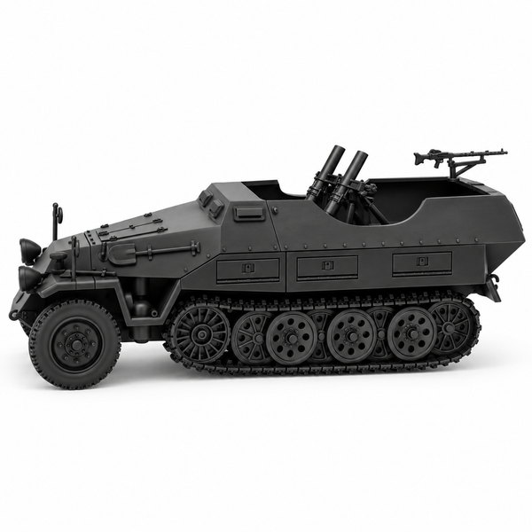 SSMODEL 1/72 1/144 Sd.Kfz.251 Ausf.D Zwilling 12cm GrW42 Resin MODEL KIT TSS0936