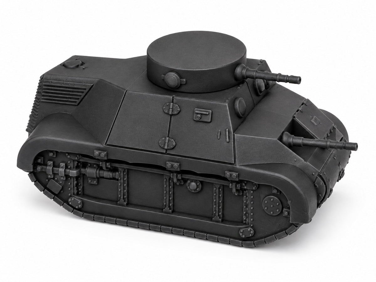 SSMODEL 1/72 1/144 Multi Scale Trubia Naval Spanish Civil War Tank MODEL TSS0628 — detail view 5