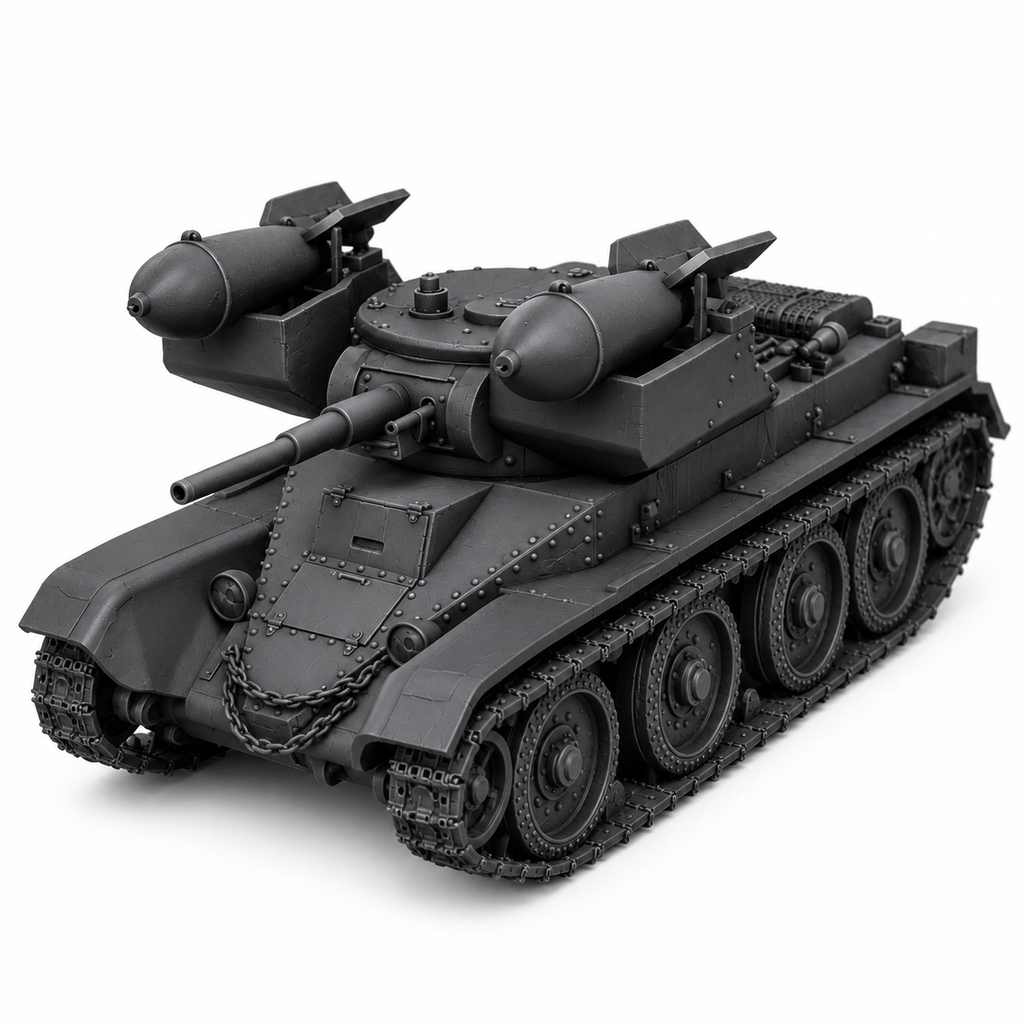SSMODEL 1/72 1/144 Multi Scale RBT-5 Soviet light missile tank Model Kit TSS0151