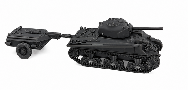 SSMODEL 1/72 1/144  Sherman Crocodile M4A4 Trailer US Tank MODEL kit TSS1136
