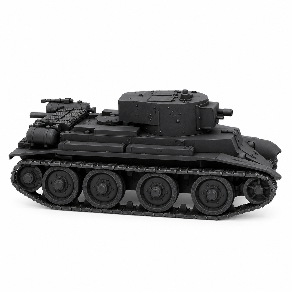 SSMODEL 1/72 1/144 Multi Scale KhBT-7 Soviet fictional tank Resin Model TSS0158 — detail view 4