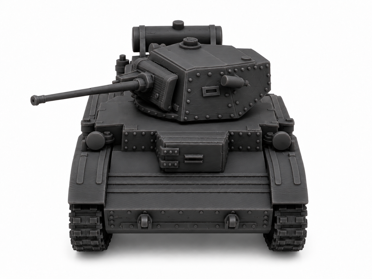 SSMODEL 1/72 1/144 Multi Scale Light Mk VII A17 -Tetrarch Tank MODEL TSS1387 — detail view 5
