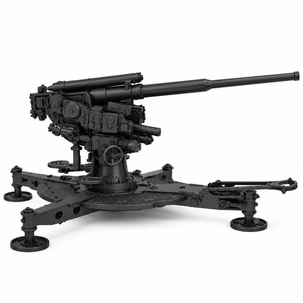 SSMODEL 1/72 1/144 Multi Scale Cannone da 90/53 Italy Resin MODEL KIT TSS1476