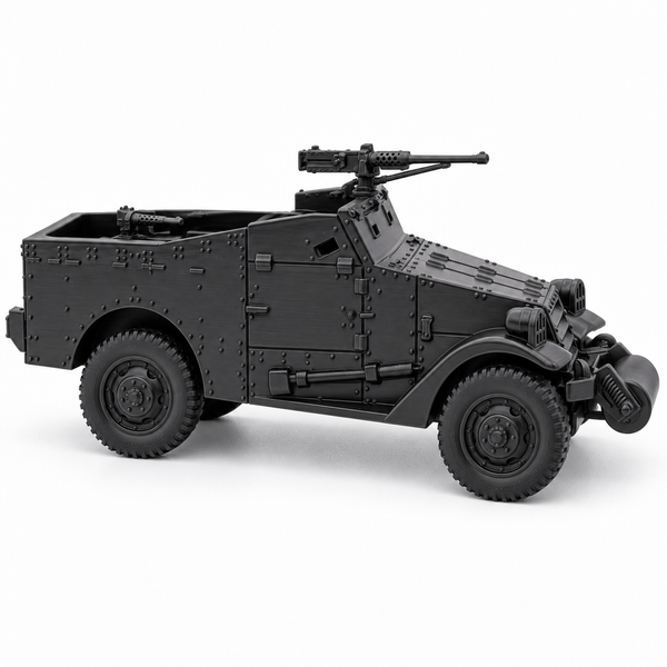 SSMODEL 1/72 1/144 Multi-Scale WWII US M3A1 Scout Car White Motor Model TSS1024
