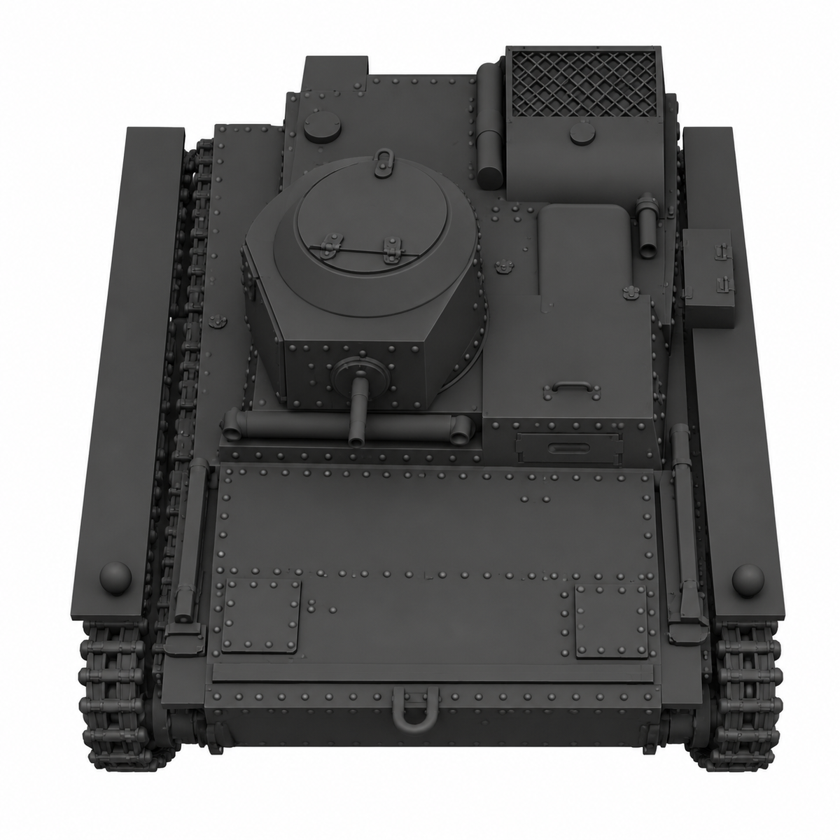 SSMODEL 1/72 1/144 Multi Scale T-38 Soviet Light Amphibious Tank MODEL TSS0015 — detail view 4