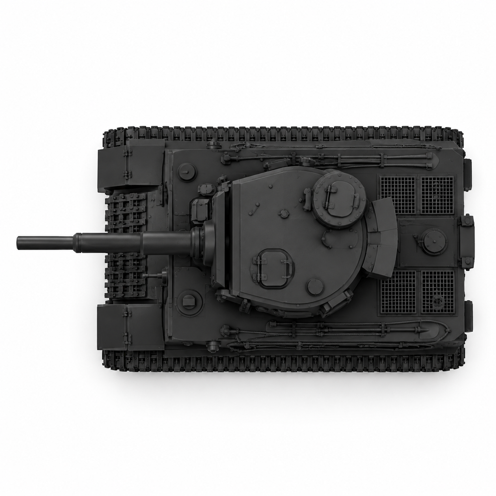 SSMODEL 1/72 1/144 Multi Scale Tiger I VK 45.01 Tank Resin MODEL KIT TSS0984
