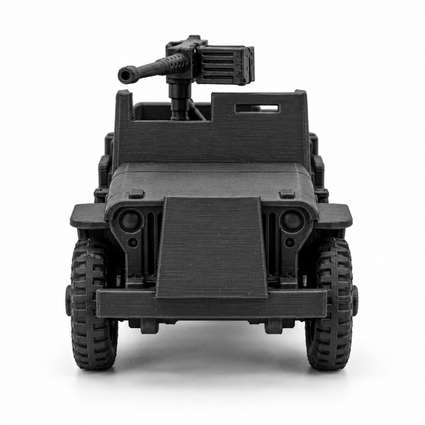 SSMODEL 1/72 1/144 WW2 US Armored Willys MB 4x4 Machine Gun Resin Model TSS1037