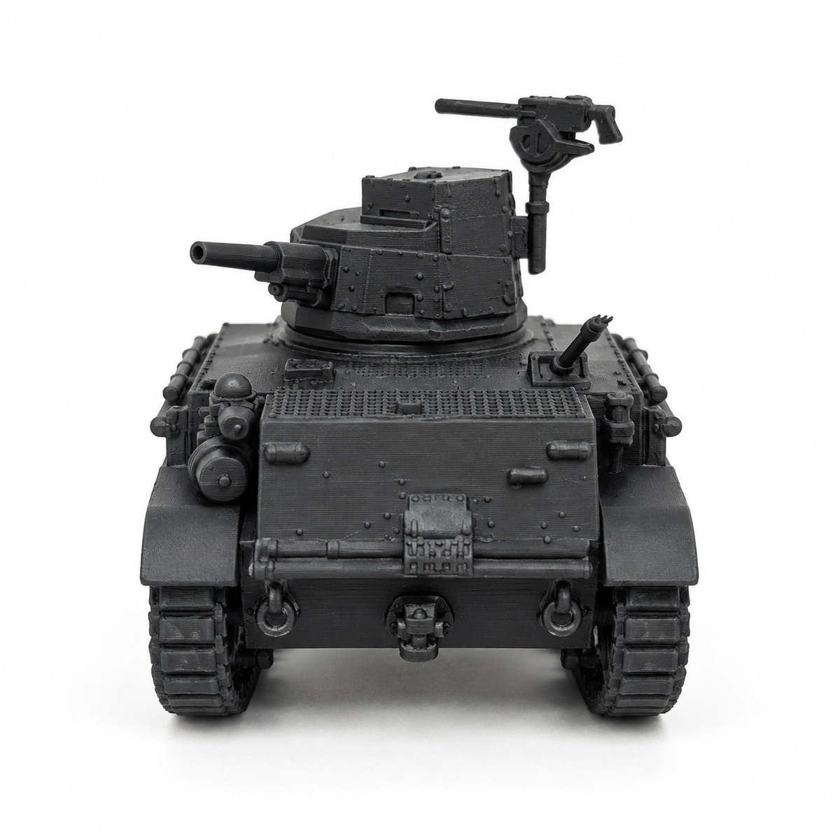 SSMODEL 1/72 1/144 Multi-Scale M3A1 US Light Tank WWII Resin Model Kit TSS1288 — detail view 2