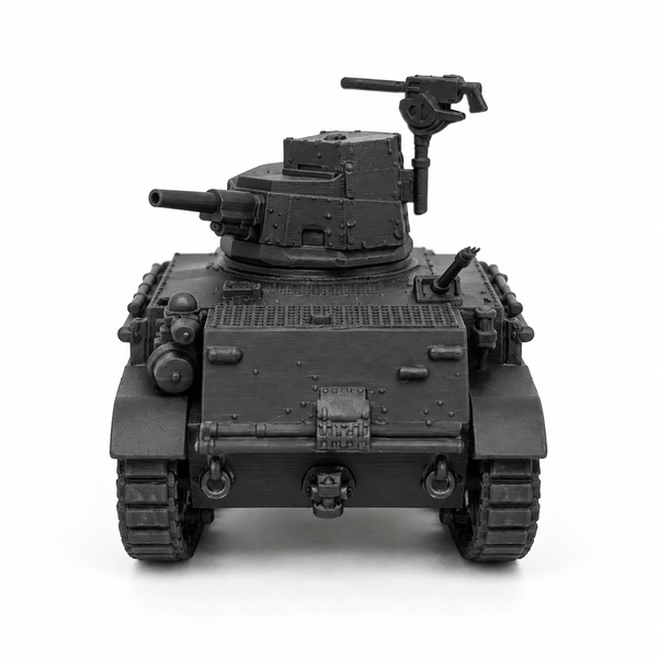 SSMODEL 1/72 1/144 Multi-Scale M3A1 US Light Tank WWII Resin Model Kit TSS1288