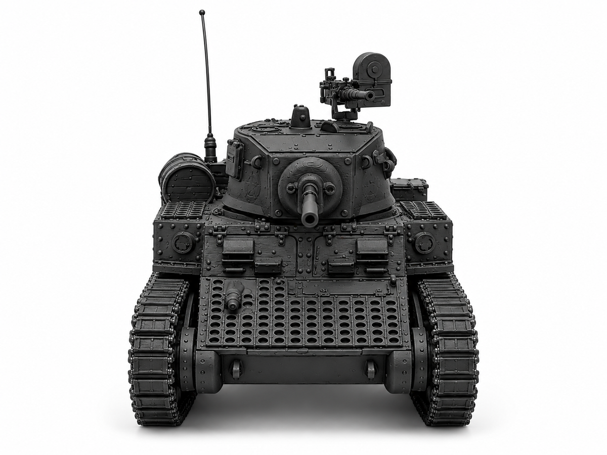 SSMODEL 1/72 1/144 M3A1 Stuart with hull-mounted flamethrower Tank MODEL TSS1132 — detail view 3