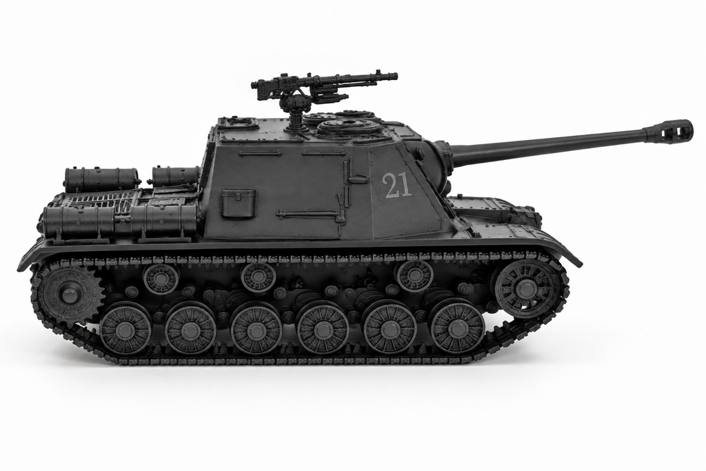 SSMODEL1/72 1/144 Multi Scale WWII Soviet ISU-122s Heavy SPG 122mm Model TSS1260
