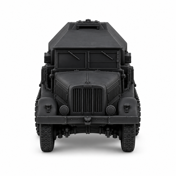 SSMODEL 1/72 1/144 Sd.Kfz.7/3 Feuerleitpanzerfahrzeug Resin MODEL KIT TSS0923
