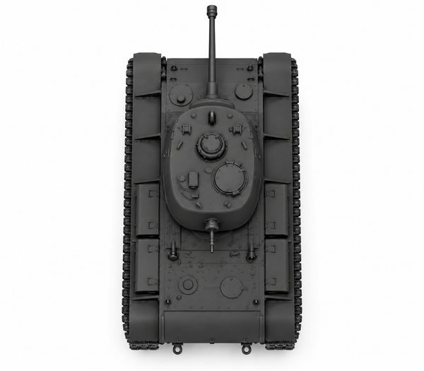 SSMODEL 1/72 1/144 Panzer KV-1B 756r KV-1 with 7.5cm KwK 40 MODEL kit TSS1327