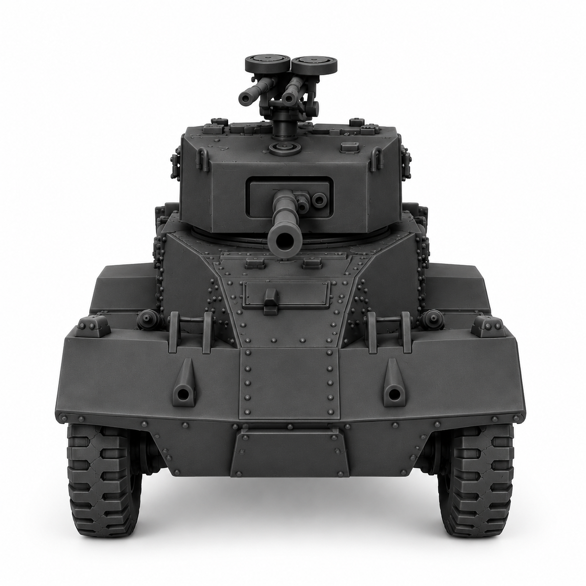 SSMODEL 1/72 1/144 Multi Scale AEC Mk.III Armoured Car Resin Model Kit TSS0754 — detail view 3
