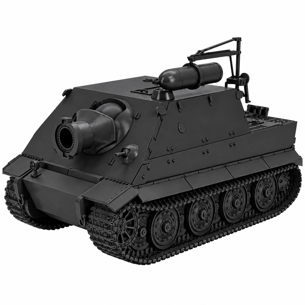 SSMODEL 1/72 1/144Sturmtiger 38cm RW61 Sturmmorser prototype Tiger Resin TSS0967