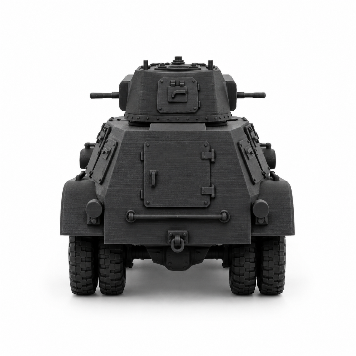 SSMODEL 1/72 1/144 WWII Swedish L-180 Pansarbil m/41 Armored Car Model TSS1275 — detail view 4