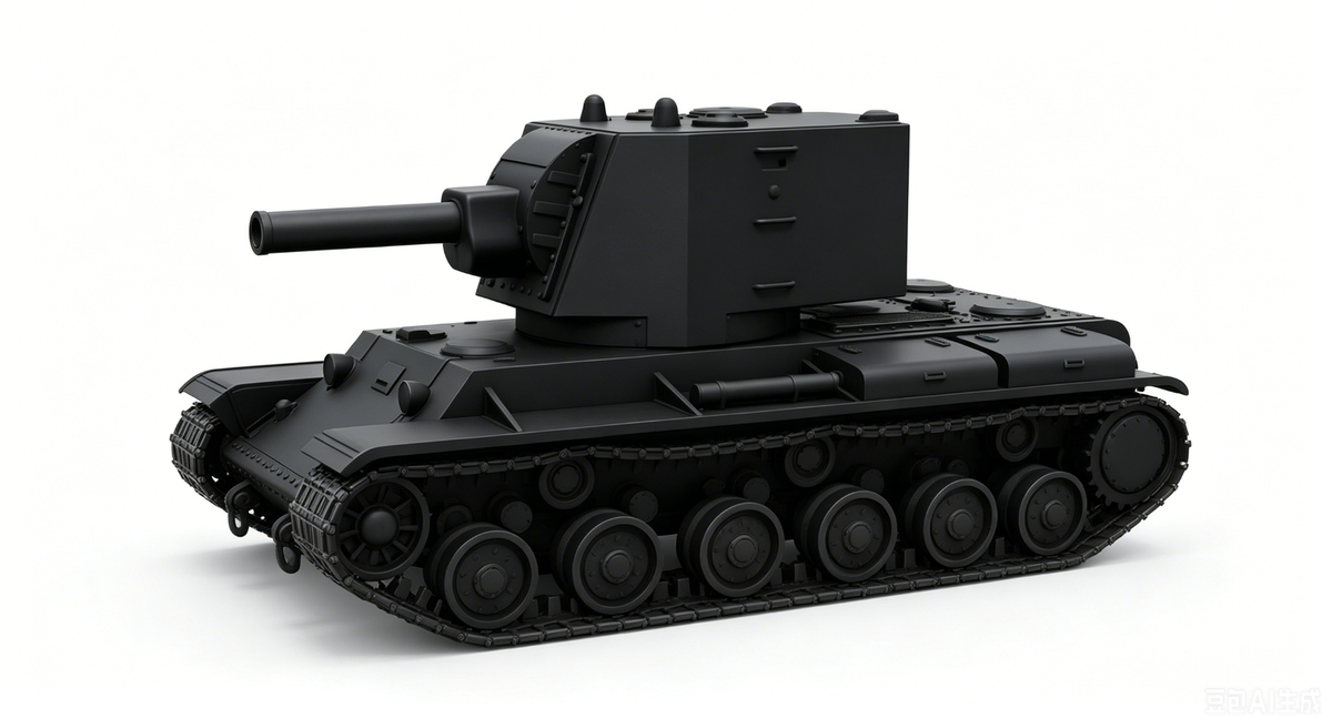 SSMODEL 1/72 1/144 Multi Scale KV-2 pre-serial prototypes tank MODEL kit TSS0145 — detail view 4