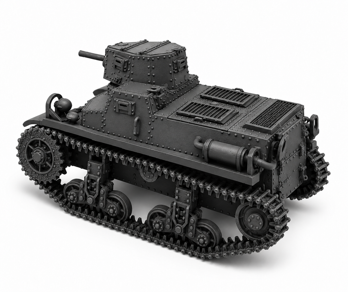 SSMODEL 1/72 1/144 Multi Scale Marmon Herrington CTLS-4TAС Tank MODEL TSS0676 — detail view 4
