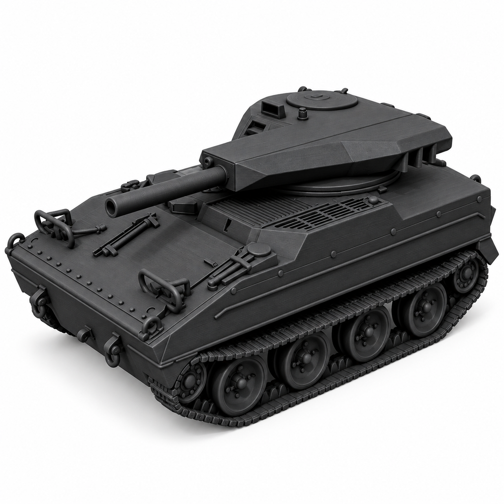 SSMODEL1/72 1/144 T114 BAT US Cold War Experimental Tank Resin MODEL KIT TSS0227