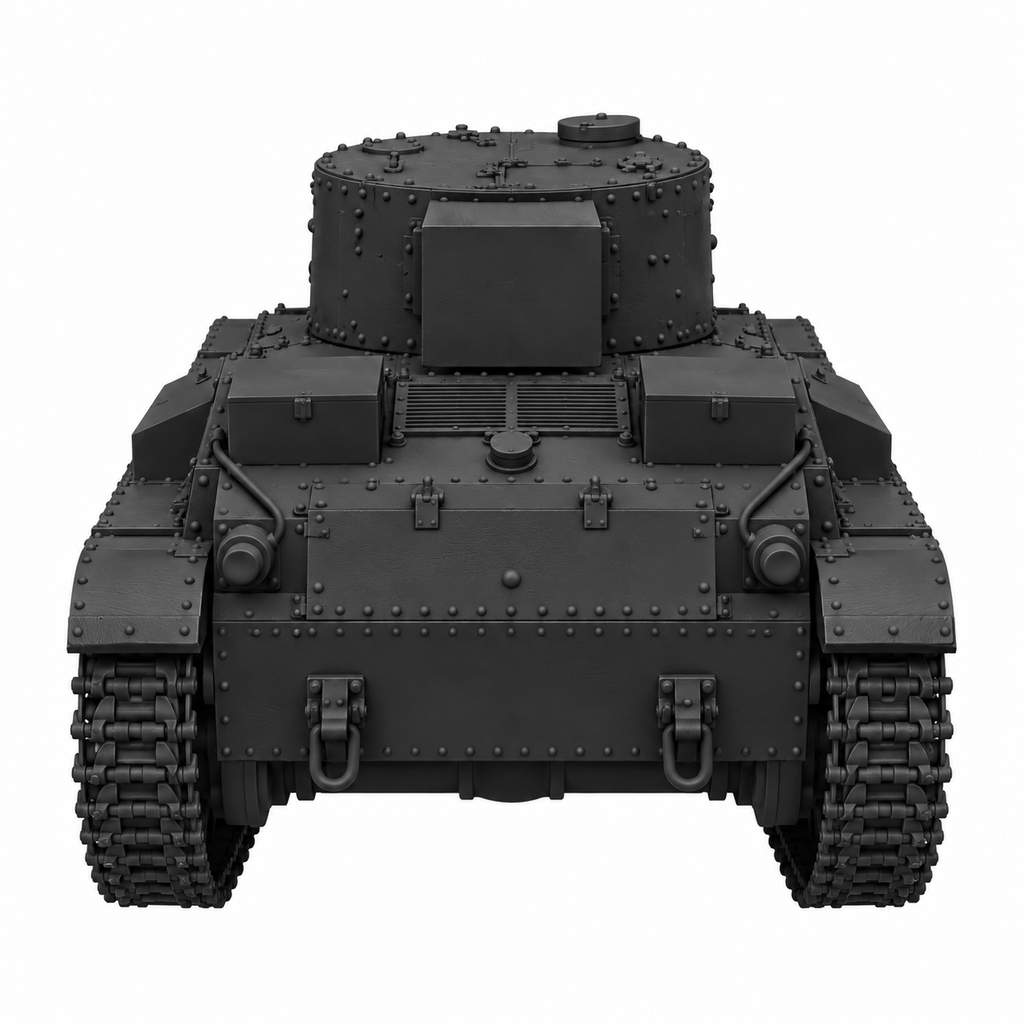 SSMODEL 1/72 1/144 T-26 mod 1933 with Mariupol turret Resin Model Kit TSS0053