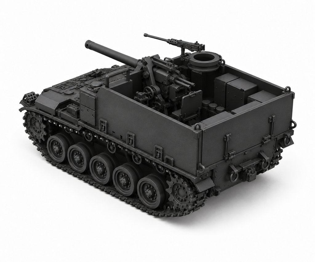 SSMODEL 1/72 1/144 Multi Scale M44 155mm SPH US Germany Tank MODEL kit TSS0668