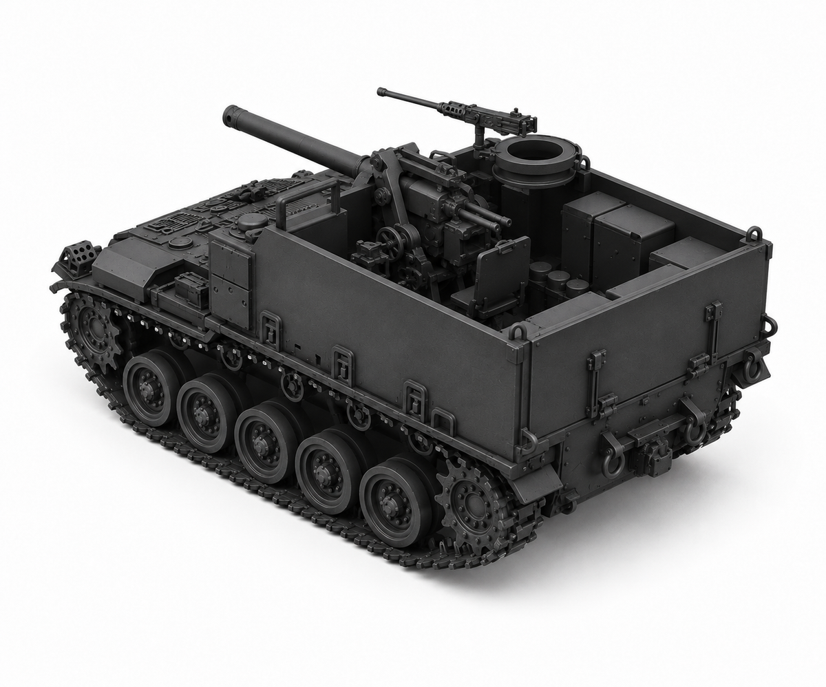 SSMODEL 1/72 1/144 Multi Scale M44 155mm SPH US Germany Tank MODEL kit TSS0668 — detail view 3