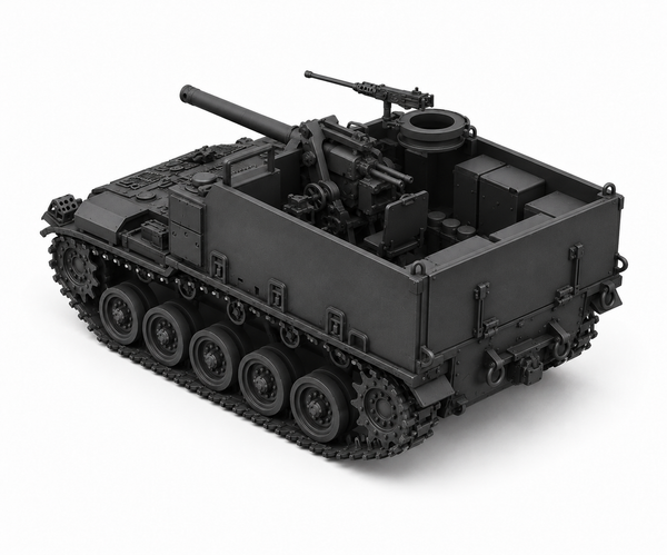 SSMODEL 1/72 1/144 Multi Scale M44 155mm SPH US Germany Tank MODEL kit TSS0668