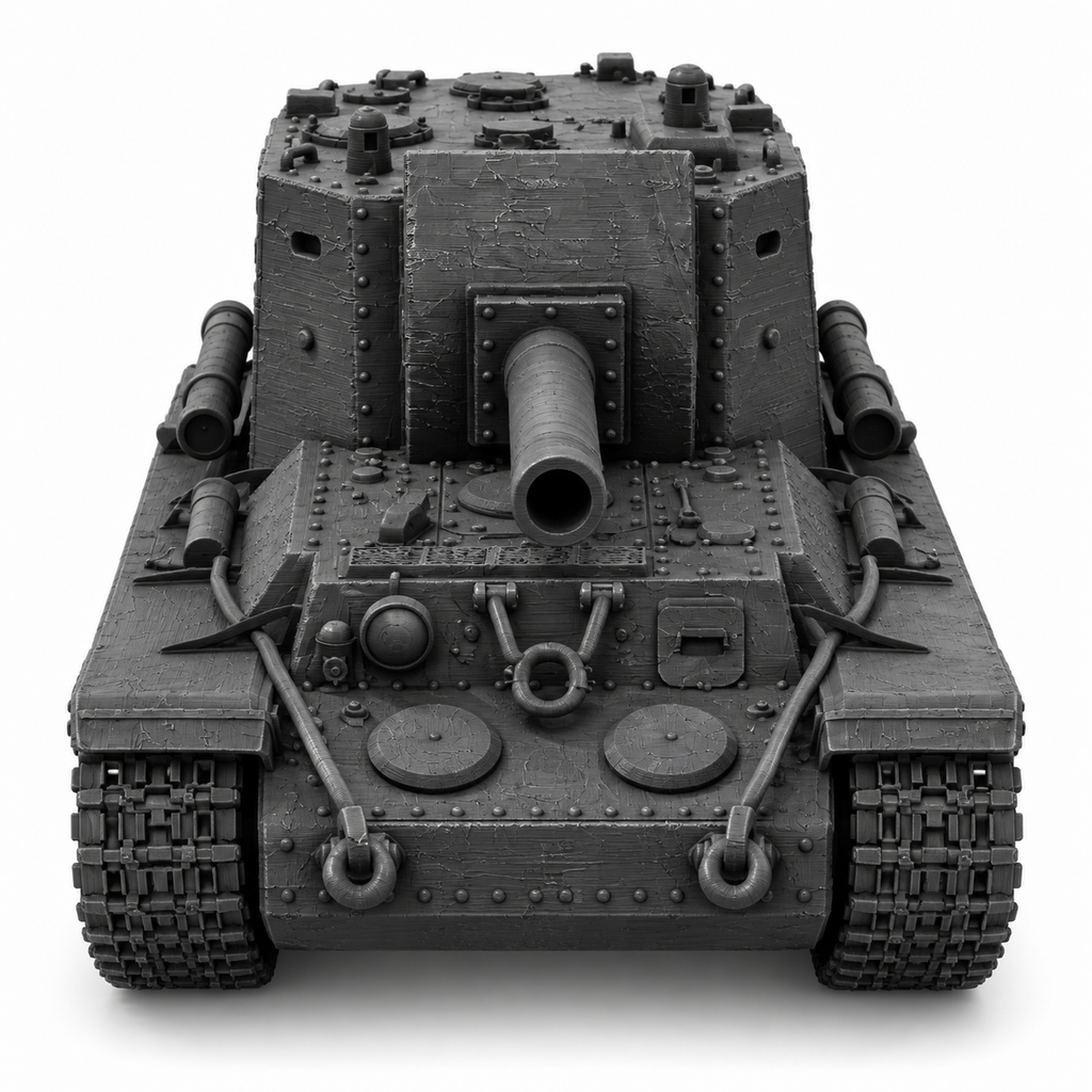 SSMODEL 1/72 1/144 Multi Scale KV-1Object 212Soviet artillery tank MODEL TSS0126