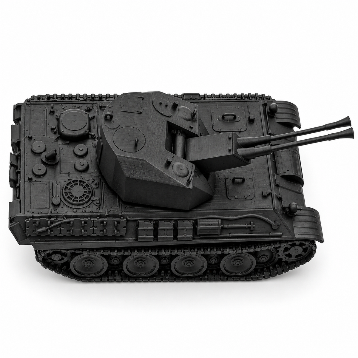 SSMODEL 1/72 1/144 WWII German Flakpanzer V Coelian AA Resin Model Kit TSS1243 — detail view 4
