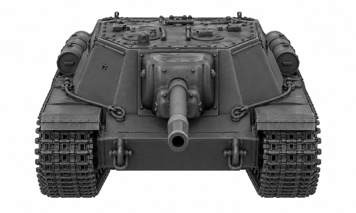 SSMODEL 1/72 1/144 Multi Scale KV-13 SU-152 Soviet heavy tank MODEL kit TSS0112 — detail view 3