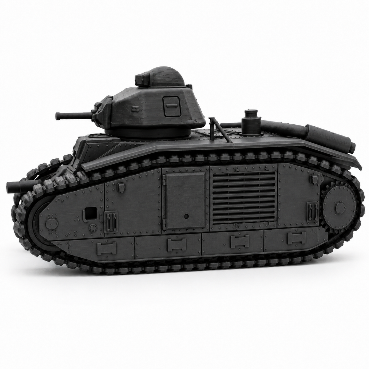 SSMODEL 1/72 1/144 WWII French Char B1 bis Heavy Tank Resin Model Kit TSS1248 — detail view 2