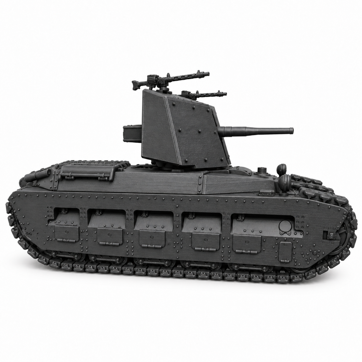 SSMODEL 1/72 1/144 5cm KwK38 L/42 Pz.Kpfw.II 748e Oswald Resin MODEL KIT TSS0746 — detail view 3
