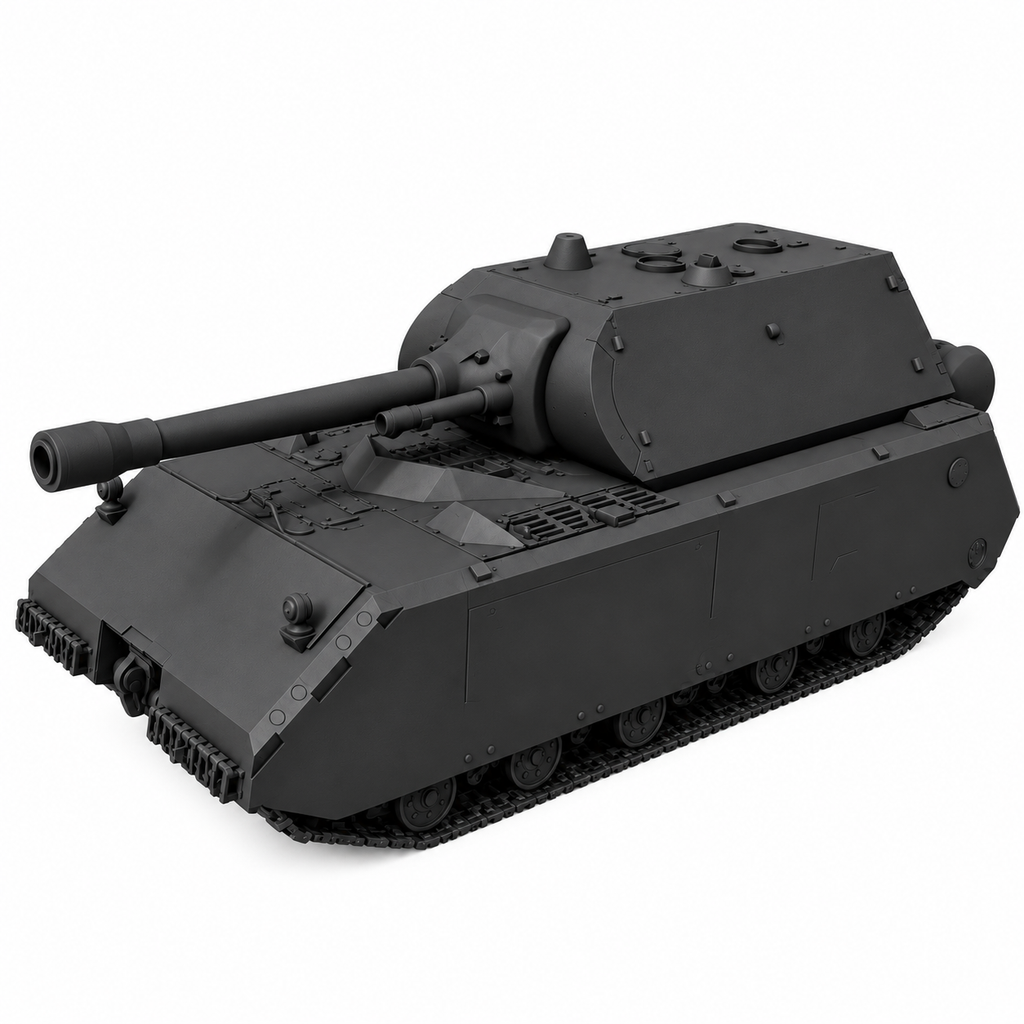 SSMODEL 1/72 1/144 Multi Scale Maus tank Resin Model Kit TSS0181