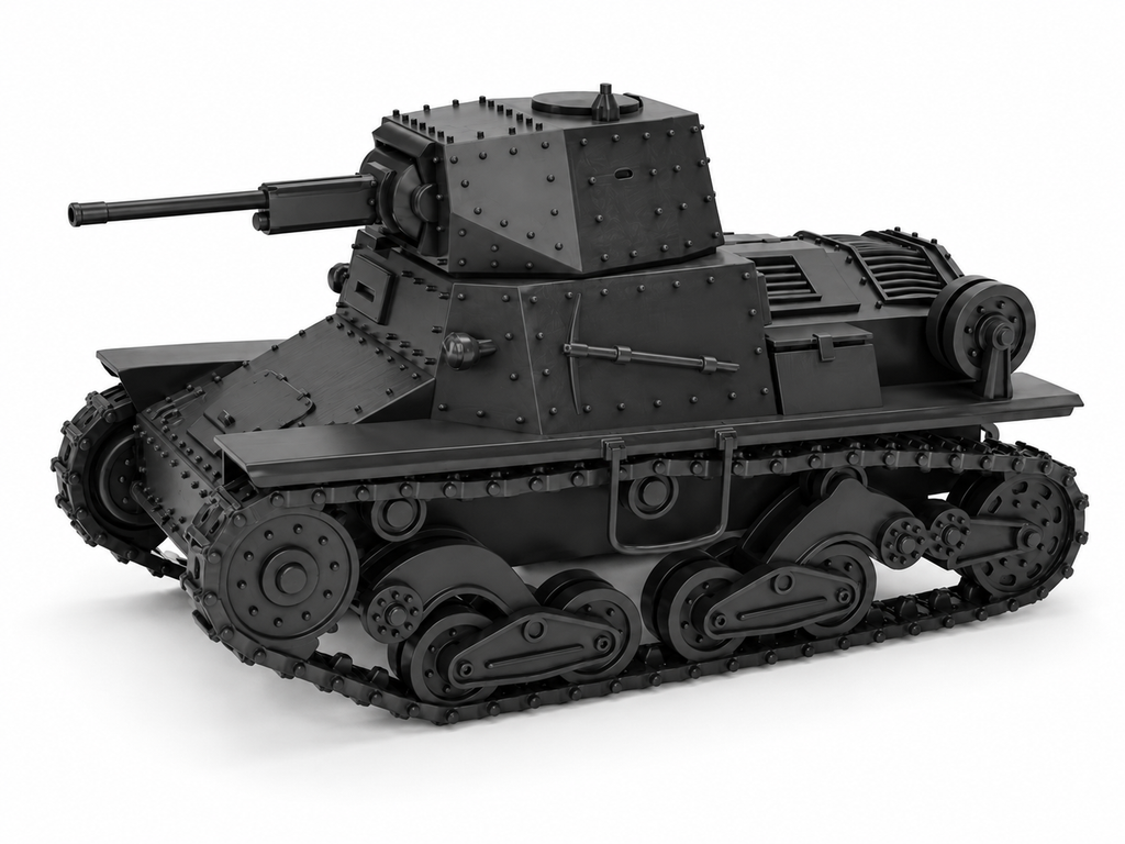 SSMODEL 1/72 1/144 Multi Scale Carro Armato L6/40 Lanciafiamme Model Kit TSS0780
