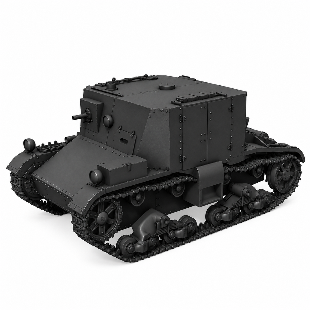 SSMODEL 1/72 1/144 Multi Scale TR4 Soviet experimental WWII APC tank Kit TSS0069