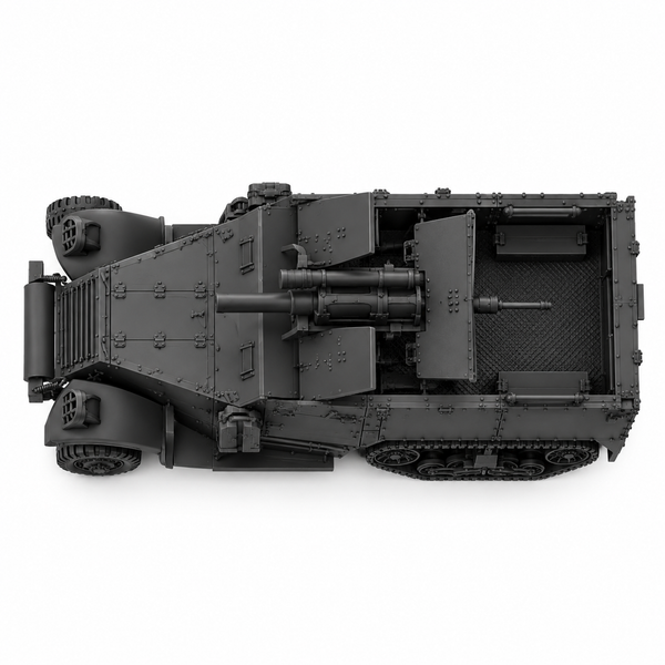 SSMODEL 1/72 1/144 Half-tracks T30 75mm HMC and T19 HMC Resin MODEL KIT TSS1542