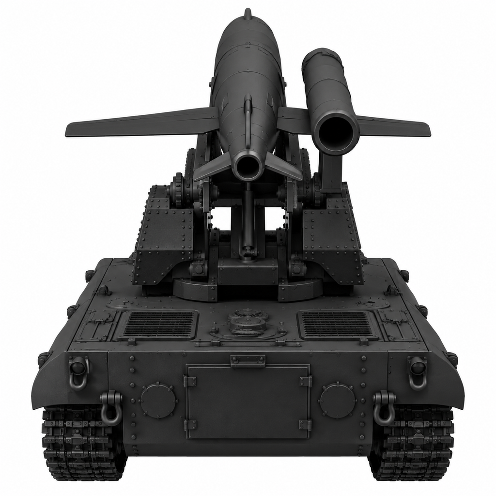 SSMODEL 1/72 1/144 Multi Scale V-1 auf E-100 german tank Resin MODEL KIT TSS0509
