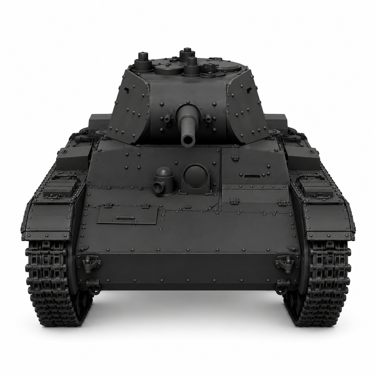 SSMODEL 1/72 1/144 Multi Scale T-26E Soviet light tank Resin Model Kit TSS0066 — detail view 2