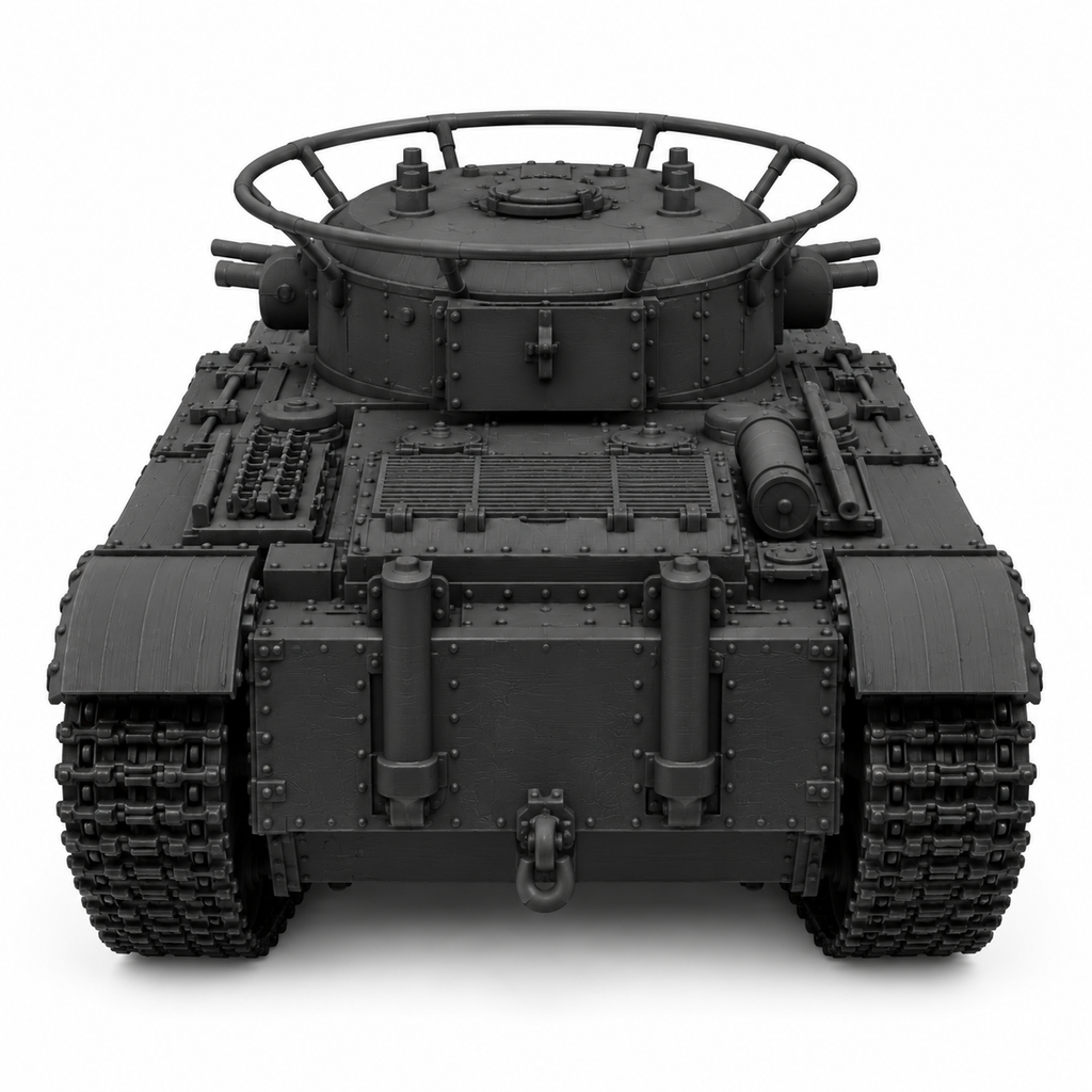 SSMODEL 1/72 1/144 Multi Scale T-35 bis fictional Tank Resin Model Kit TSS0531